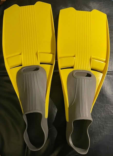 Photo of free XL Yellow Swim Fins (Plum Grove & Euclid) #1