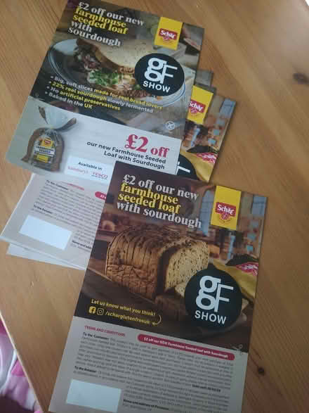 Photo of free Coupons for Gluten Free schar bread (Lichfield WS14) #1