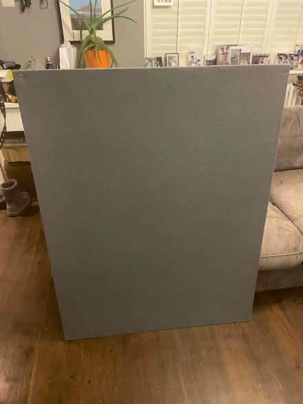 Photo of free Grey felt pin board 120x90 (Dorney Reach SL6) #1