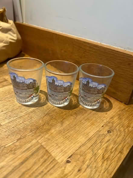 Photo of free Amsterdam shot glasses (Stretford Motorway Estate M32) #1