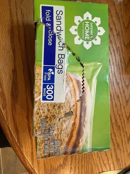 Photo of free Sandwich Bags (Near Quarterfield Rd Wal Mart) #1