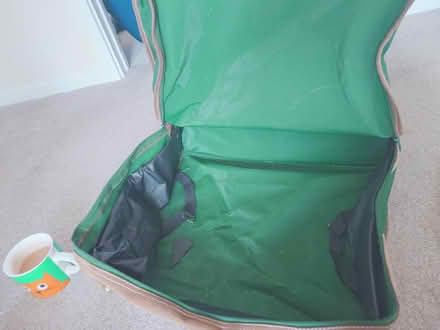 Photo of free Green canvass shoulder bag with zip square compartment (Putnoe MK41) #2