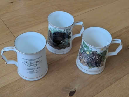 Photo of free Three collectable china tankards (Battle RG30) #1