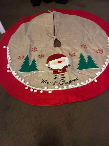Photo of free Christmas tree skirt and lights (Welwyn garden city) #1