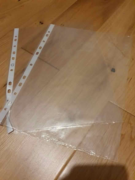 Photo of free A4 plastic document pockets (Bangor LL57) #1