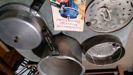 Photo of free Pressure cooker + chicken stand (Old Walcot SN3) #1