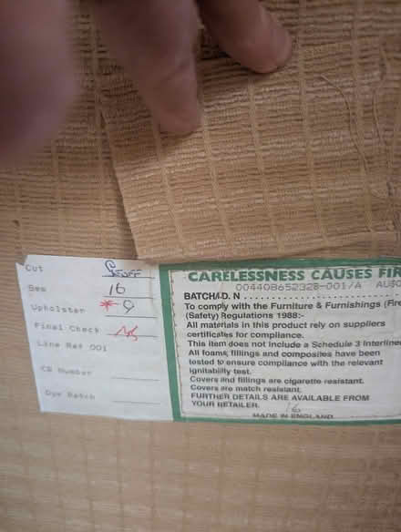 Photo of free Armchair (Broxbourne EN10) #2