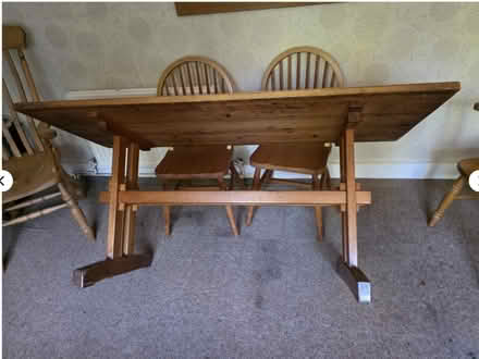 Photo of free Pine Table - Seats 6+ (KT11) #2
