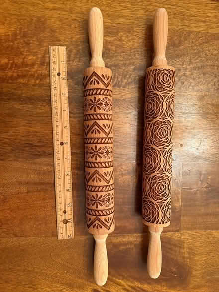 Photo of free Patterned rolling pins (Groton, Hoyts Wharf Road) #1