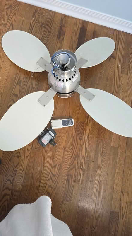 Photo of free Ceiling fan with light and remote (K2G 2Y9) #2