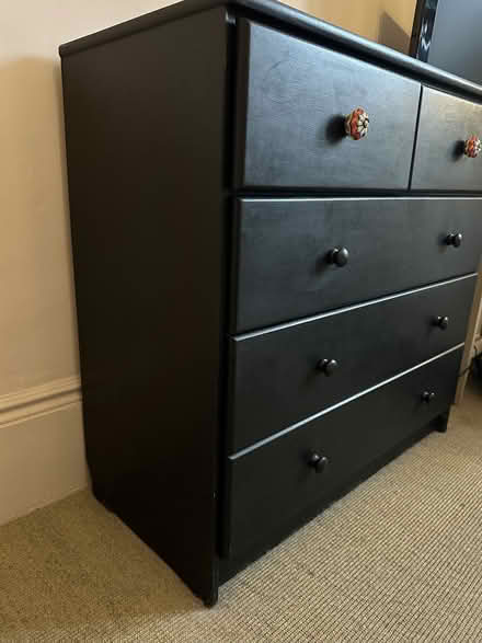 Photo of free Painted pine 5 drawer chest (St Leonards on Sea TN37) #2