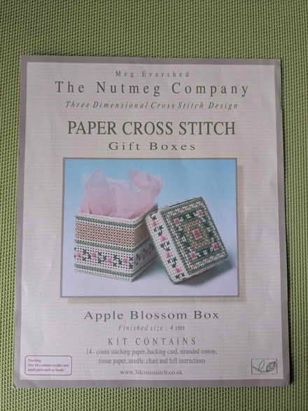 Photo of free Apple Blossom Cross Stitch Gift Box Kit (Beulah Hill SE19) #1