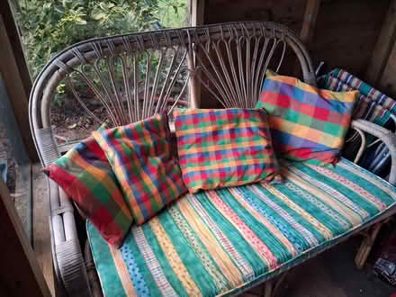 Photo of free rattan sofa (Hope-under-Dinmore HR6) #1