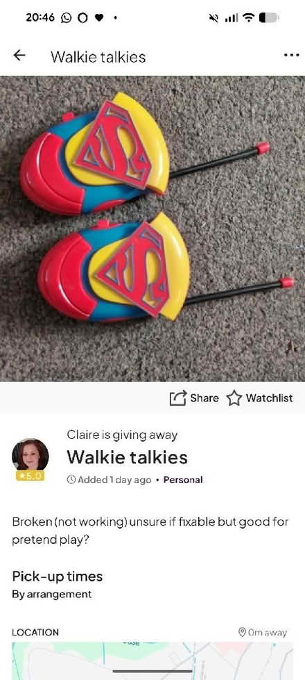 Photo of free Walkie talkies (Kempston MK42) #1