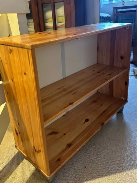 Photo of free Pine bookcase/ toy storage (Weston, Bath) #2