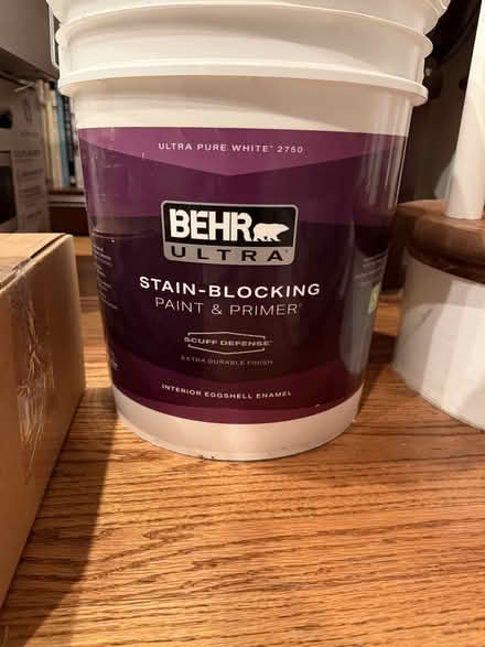 Photo of free 5 Gallon buck of interior paint (By WJHS) #1