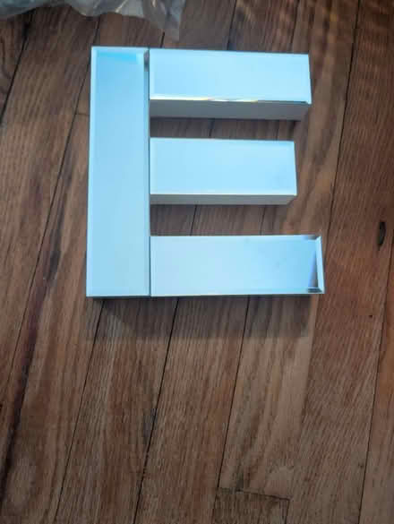 Photo of free Mirrored Decorative "E" (Allendale NJ) #1