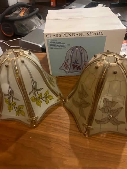 Photo of free 3x Glass pendant ceiling shade (New Cross SE14) #1