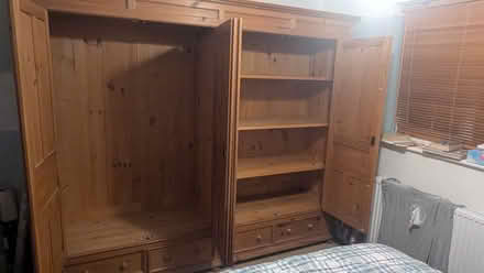 Photo of free Double wooden wardrobe and 4 drawers (Potten End HP4) #2