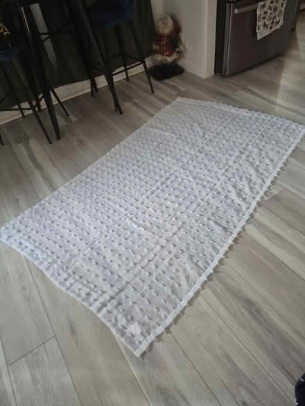 Photo of free White Curtain with Cloud Puffs (Abington) #3