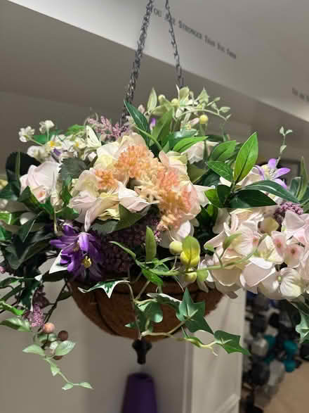 Photo of free Hanging silk florals (2) (Succasunna) #1