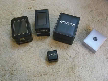 Photo of free 6 x empty watch/jewellery boxes (Kempsey WR5) #1