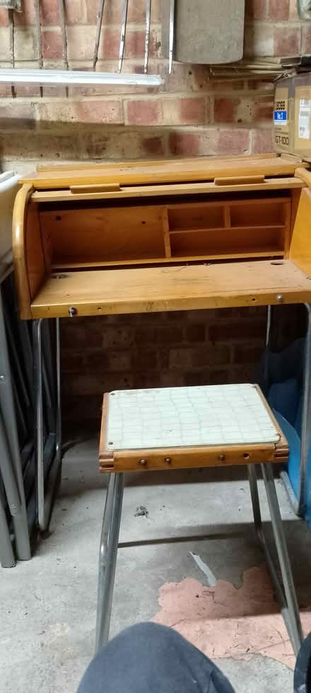 Photo of free Child's roll top desk and chair (Emmbrook RG41) #2