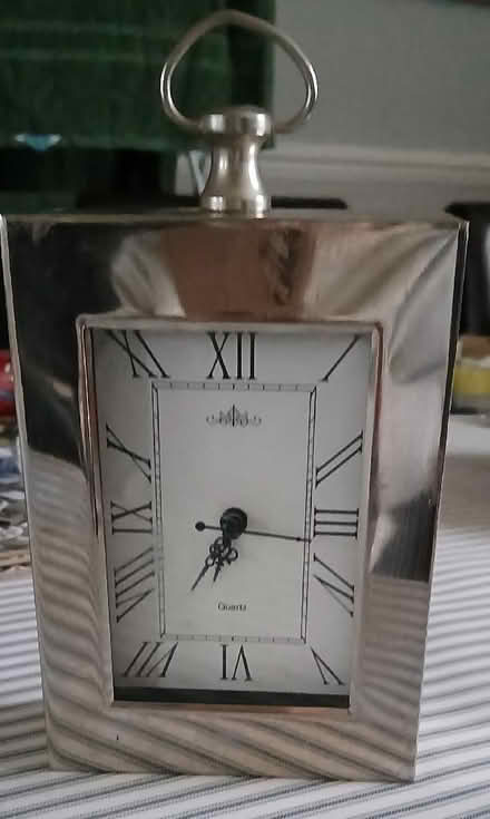 Photo of free Silver coloured modern carriage clock (South Croydon CR2) #1