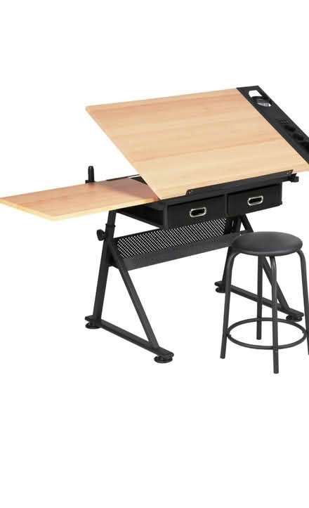 Photo of free Art / craft table (Forest Green) #1