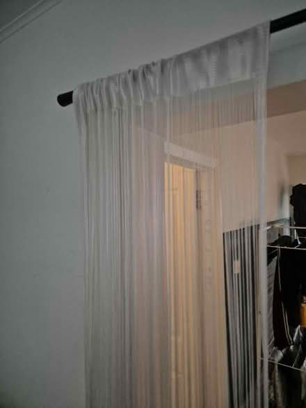 Photo of free 5 x string curtains - white (Clerwood EH12) #4