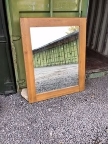 Photo of free Large Wood Framed Wall Mirror (GL53 Charlton Kings) #1
