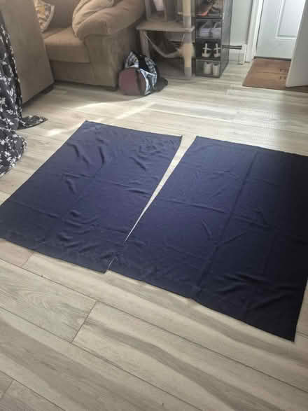 Photo of free 2 sets of Blue Curtains (Abington) #1