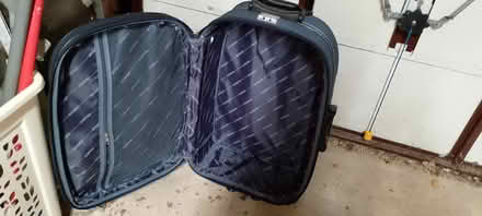 Photo of free Blue medium sized suitcase (Emmbrook RG41) #3