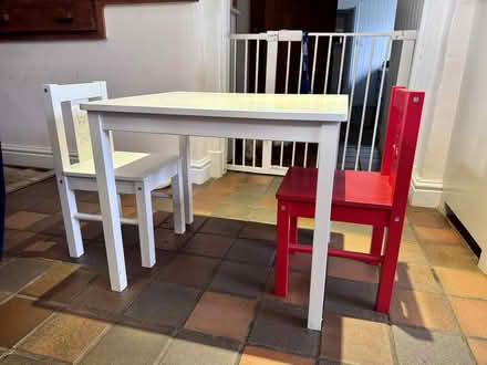 Photo of free Children's table and chair set (South Newington OX15) #1