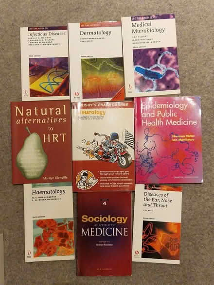 Photo of free Medical & Biology books (CB1 near Perne road) #1