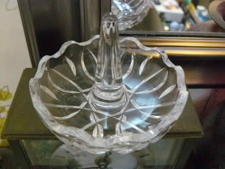 Photo of free Small cut glass ring holder/trinket dish (Kempsey WR5) #2