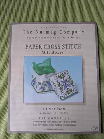 Photo of free Cross Stitch Silver Gift Box Kit (Beulah Hill SE19) #1