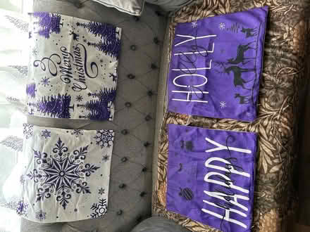Photo of free 4 x Christmas Cushion Covers (Kenilworth CV8) #1