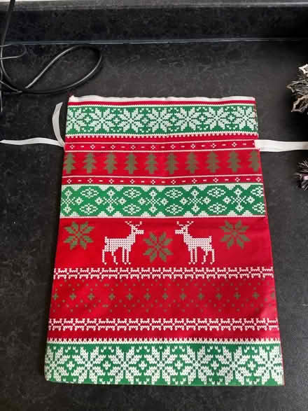 Photo of free Tinsel and small Christmas sack (Wigston Magna) #2