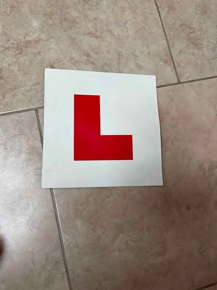 Photo of free Learner L plate (Twerton) #1