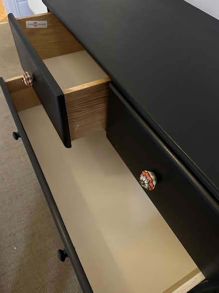 Photo of free Painted pine 5 drawer chest (St Leonards on Sea TN37) #3