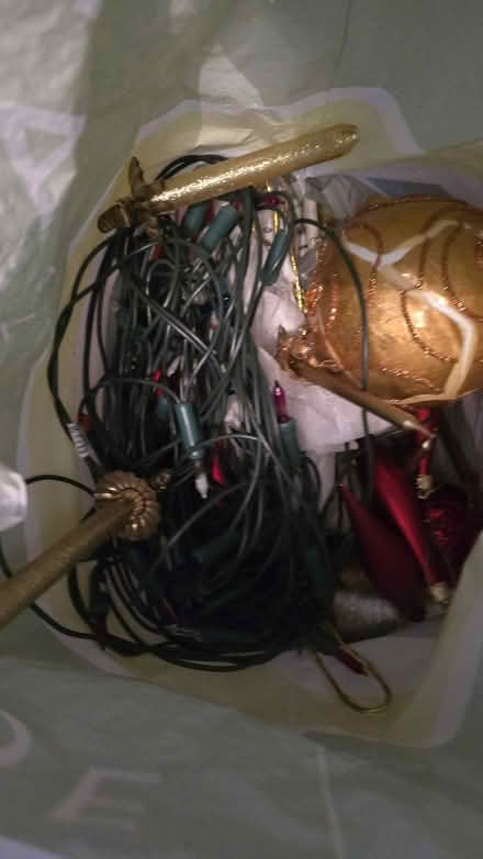 Photo of free A 6ft 3" artificial christmas tree with trimmings...... (Abraham Heights LA1) #4