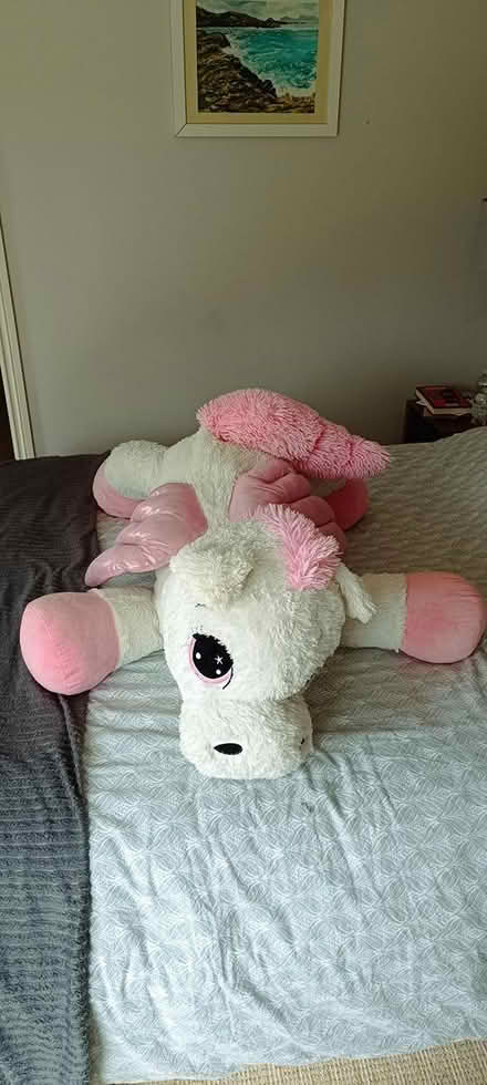Photo of free Large unicorn teddy bear (Ovens, Co. Cork) #3