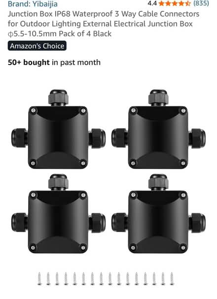 Photo of free Cable connection junction boxes (Oval) #1