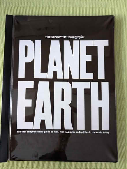 Photo of free The Sunday Times Magazine Planet Earth in a Binder (Beulah Hill SE19) #1