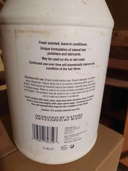 Photo of free Pet conditioner/detangler 3.8L (Dutlas LD7) #2