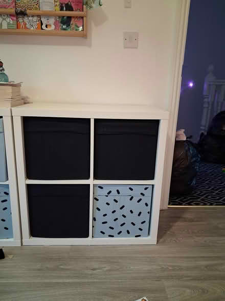 Photo of free Ikea 4 cubed storage unit (Glengormley) #1