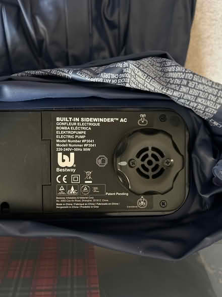 Photo of free Plug In, Inflatable Double Mattress (Caergwrle) #3