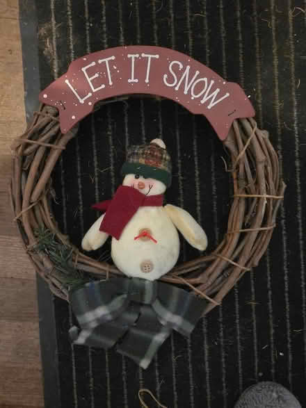 Photo of free Snowman wreath (Long Eaton) #1