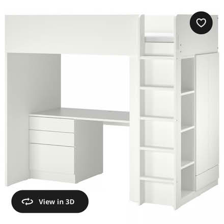 Photo of free SMÅSTAD Loft twin bed (Fort Hunt) #1